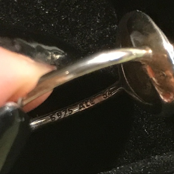 Authentic Pandora signature ring sz 7, Pendant, & earrings - Picture 5 of 7